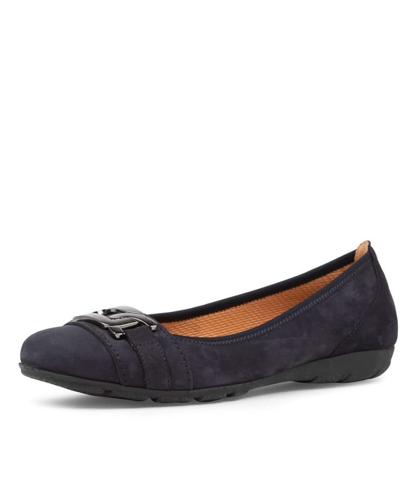 Gabour | Exclusive Mehr Ballerines En Daim Bleu Nuit
